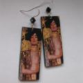 Klimt - Earrings - beadwork