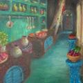 Moroccan cuisine - Oil painting - drawing