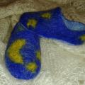 Starry Night - Shoes & slippers - felting