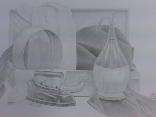 Suitcase - Pencil drawing