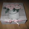 Vintage box ROSES - Decoupage - making