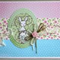 Easter egg - rabbit - Postcard - making