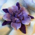 Railways " Lilac blossom " - Flowers - felting