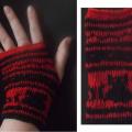 Wristlet Black Cat - Wristlets - knitwork