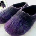 " Violet " - Shoes & slippers - felting