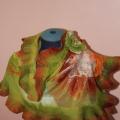 Green - Wraps & cloaks - felting