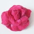 Fuchsia Rose - Flowers - felting