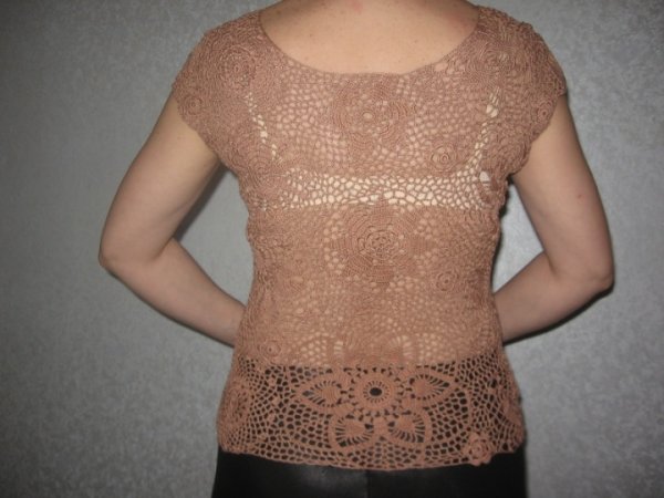 Blouse, Irish crochet 2