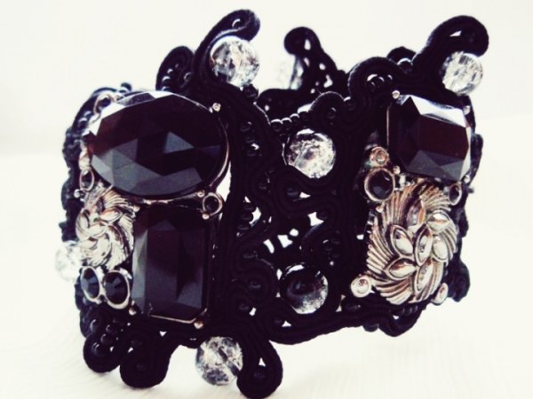 juoda balta apyranke - Bracelets