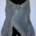 white-gray unruffled - Wraps & cloaks - felting
