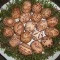 Easter eggs basket - Easter eggs - making