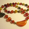 Necklace " fall color " - Necklace - beadwork