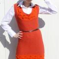 dress-orange - Dresses - knitwork