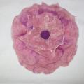 Pink flower - Flowers - felting