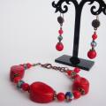 Red coral set - Kits - beadwork