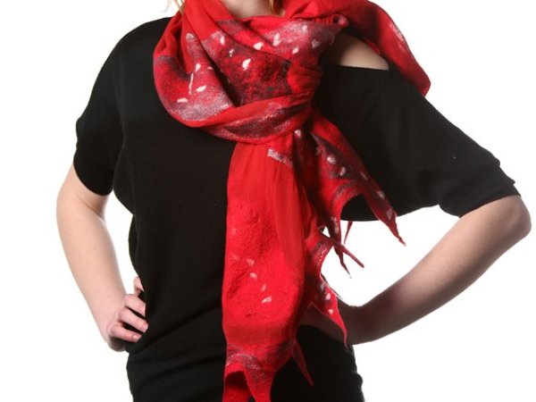 Red - Scarves & shawls