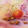 " sweet fruits " 29x26 - Oil painting - drawing