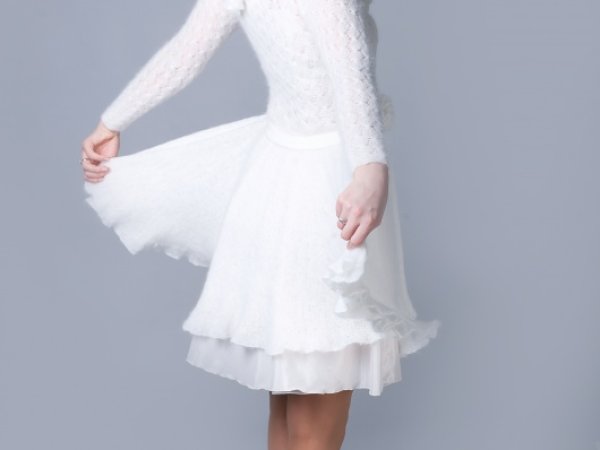 knitted mocherine bridal gown 2