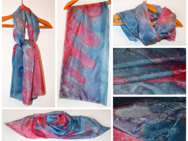 Silk scarf - Serigraphy