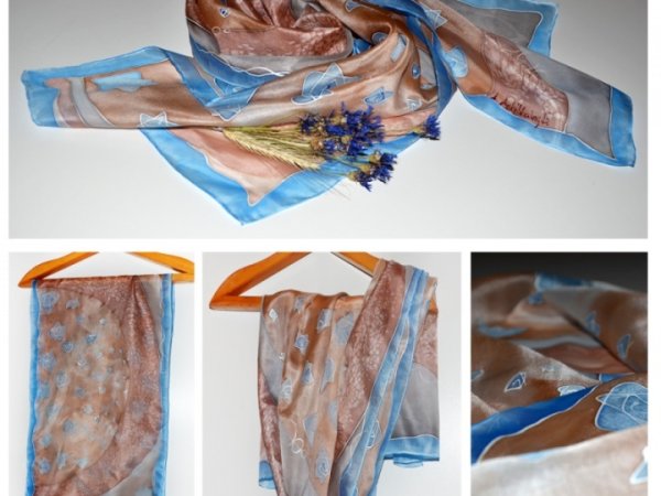 Silk scarf - Serigraphy