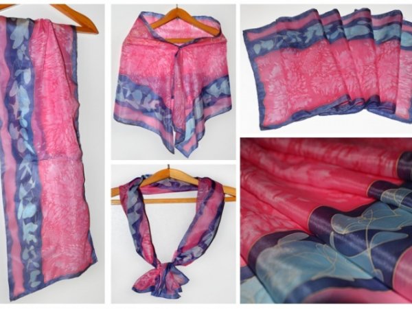 Silk scarf - Serigraphy