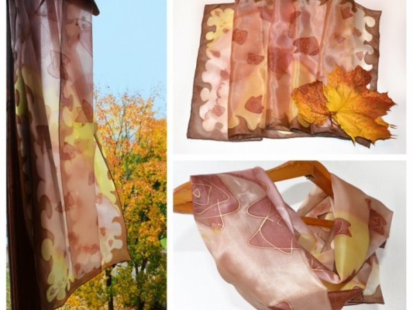 Silk scarf - Serigraphy
