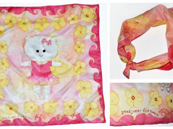 Silk baby skarytė - Serigraphy