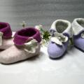 Batuco " & quot cherries; - Shoes & slippers - felting