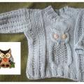 sweater " owlet " - Children clothes - knitwork