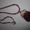 Agate necklace - Necklace - beadwork