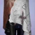 spidery variegated - Wraps & cloaks - felting