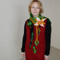 Water lily - Scarves & shawls - felting