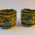 flowerpot green (black) - Ceramics - making