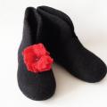 Black size 37 tapukai - Shoes & slippers - felting