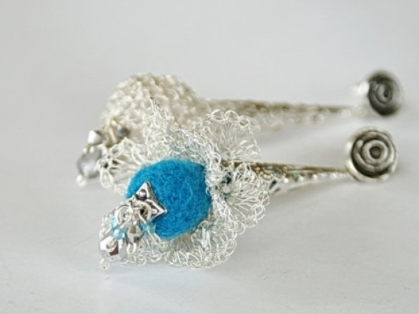 Earrings " Trio Rings " 2