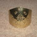 Brass bracelet woven with bubbles - Metal products - making