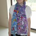 Cobweb " flower gardens " - Scarves & shawls - felting