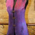 Vest " purple " - Blouses & jackets - felting