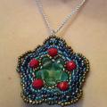 Bead-Nerinukas - Neck pendants - beadwork