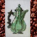 Coffee pot - Needlework - sewing