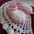 crocheted christening set girl - Baptism clothes - needlework