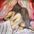 " PASSION " - Oil painting - drawing