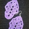 " Tab " - Earrings - needlework