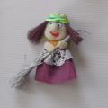 Little Witch - Brooches - felting