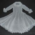 White dress - Dresses - knitwork