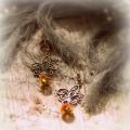 Ambers - Earrings - beadwork