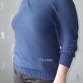 Asymmetric sweater - Machine knitting - knitwork