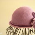 Lilac hat - Hats - felting