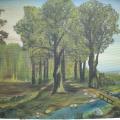 Pro old trees - Oil painting - drawing
