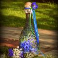 Rye Flower - Decorated bottles - making